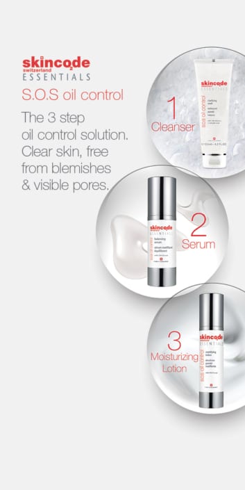 S.O.S Oil Control La nouvelle ligne S.O.S oil control est disponible!